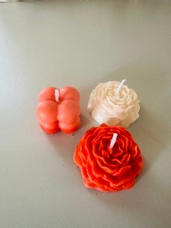 image6 El Yapımı Dekoratif Mum Mini Çiçekler-Mini Bubble
